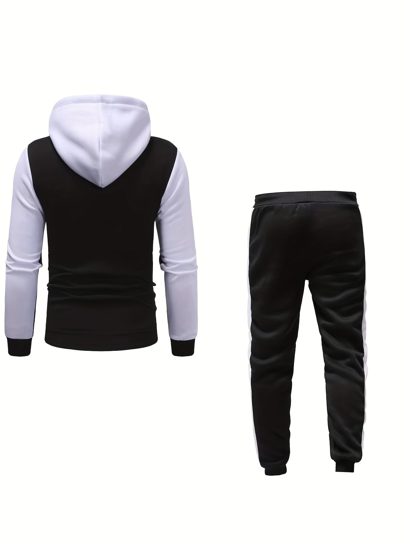 Conjunto Esportivo Masculino com Jaqueta Full Zip e Calça Jogger com Bolsos | Ideais para Todas as Estaçõespara